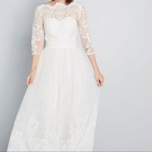 NWT Modcloth Chi Chi London long wedding dress